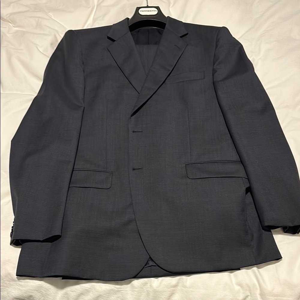 Vestimenta Men's 2pc Navy Suit
